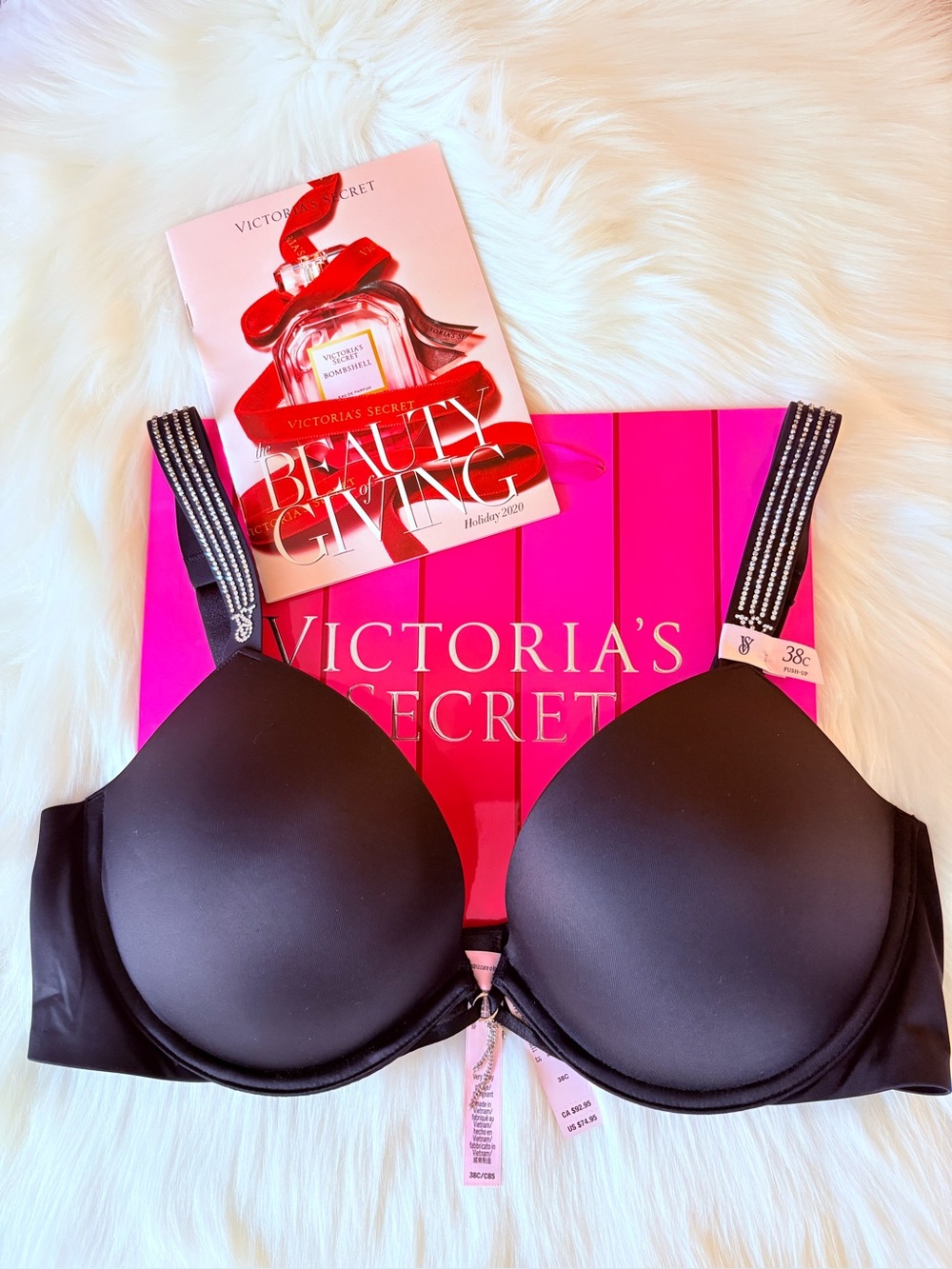 🩷🩷Victoria’s Secret logo shine strap Bra 38C🩷🩷